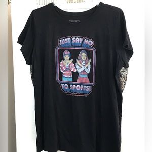 Steve Rhodes 3X Black T-Shirt - Say No To Sports!